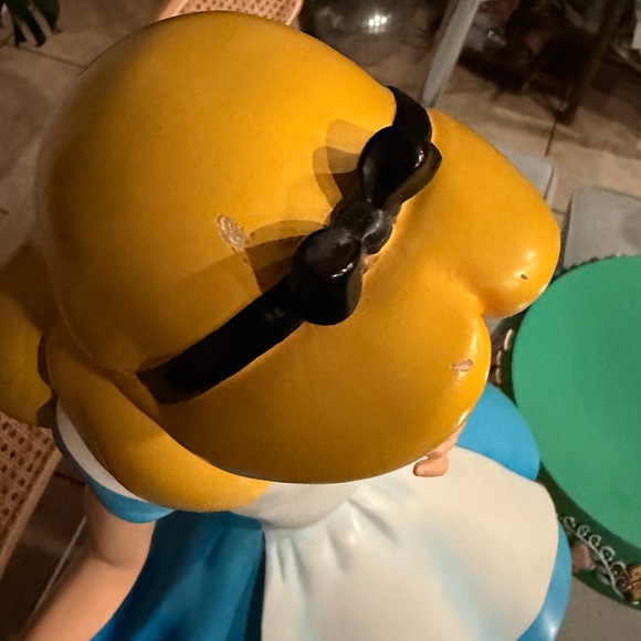 Disney Big Fig Alice in Wonderland Light-Up Statue Figurine Wonderland Mushrooms - Picture 8 of 14